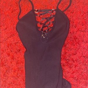 body suit tied up